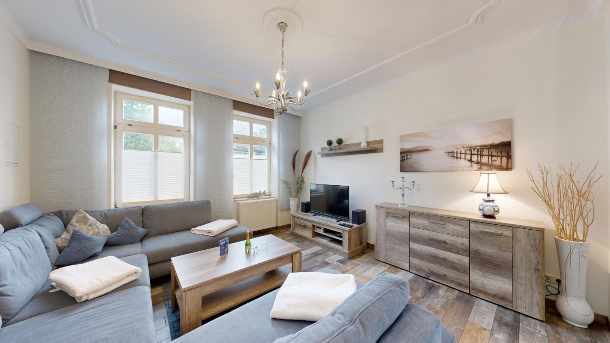 Strandnahe Fewo Mit Terrasse, Villa Vergissmeinnicht 01, بينز المظهر الخارجي الصورة