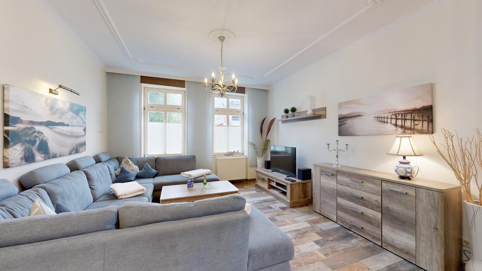 Strandnahe Fewo Mit Terrasse, Villa Vergissmeinnicht 01, بينز المظهر الخارجي الصورة